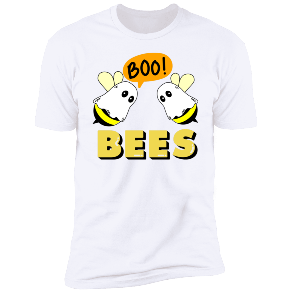 Boo! Bees Men's Premium Short Sleeve T-Shirt NL3600