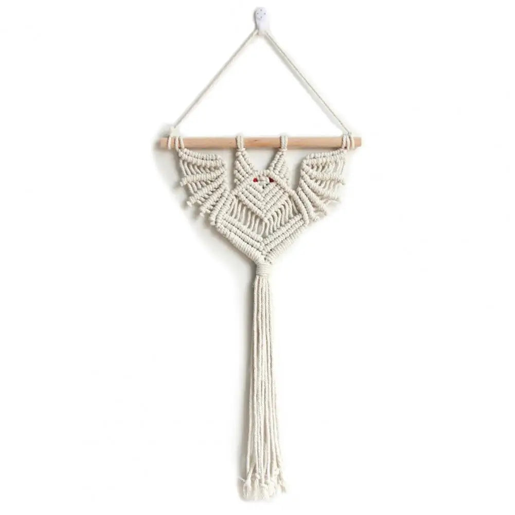 Gothic Bat Hanging Planter Woven Bat Hanging Tapestry Succulent Pot Air Plant Holder Home Decor Plant Lovers Ornament Gifts