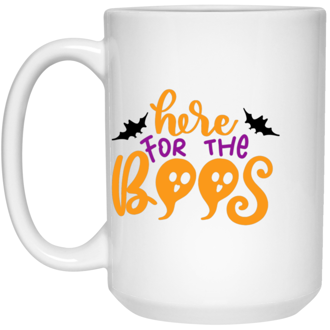 Here for the Boos 15oz White Mug 21504