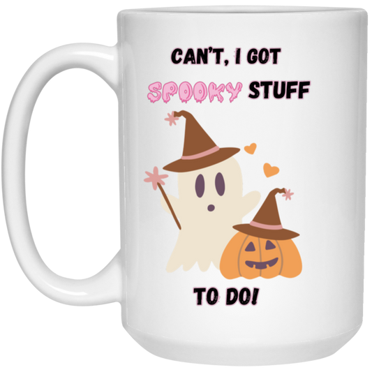 Spooky Stuff 15oz White Mug 21504